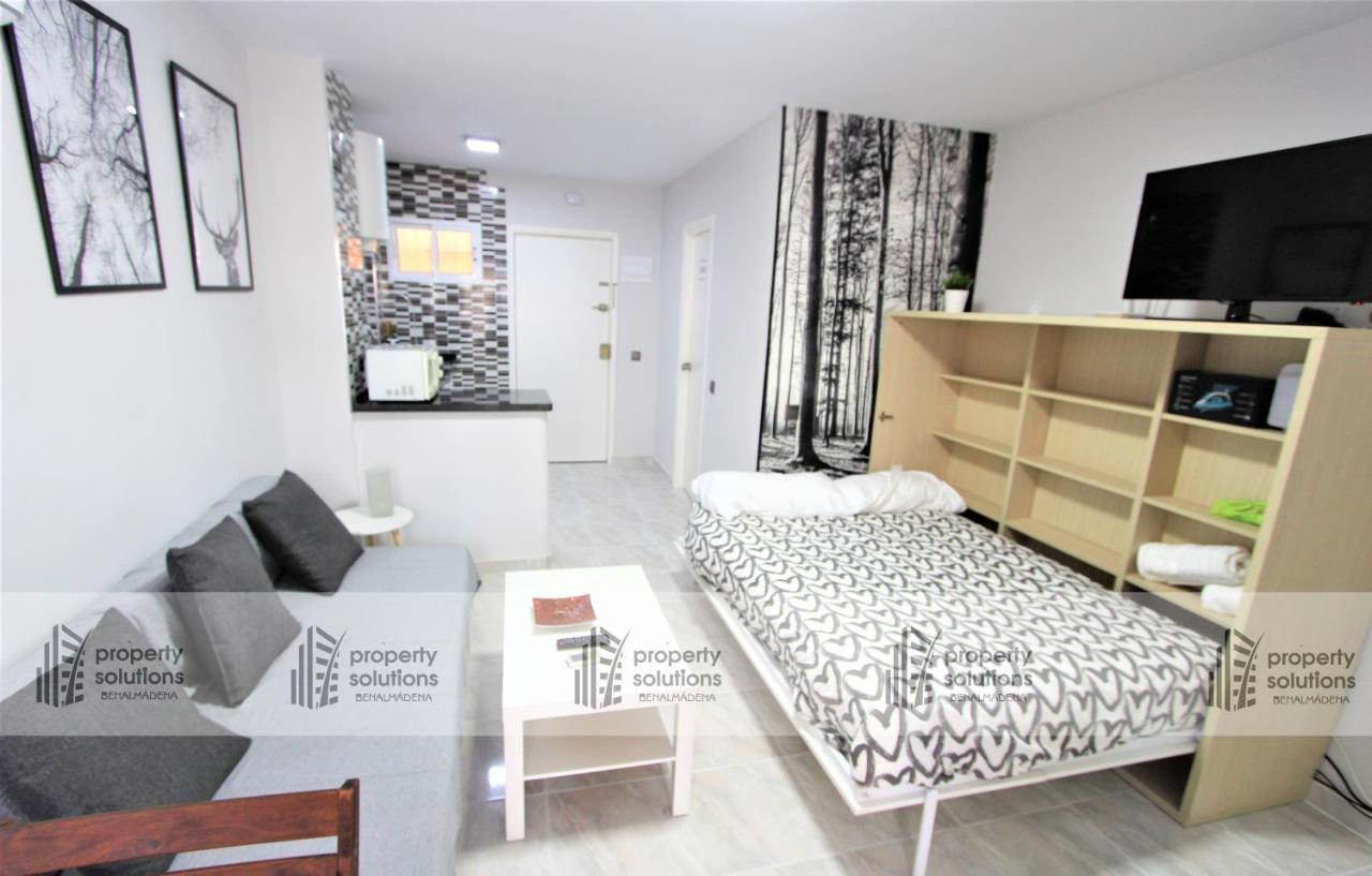 243 Aguila Apartamentos - Estudio Vista Al Mar - Piscina Y Playa Benalmadena Luaran gambar